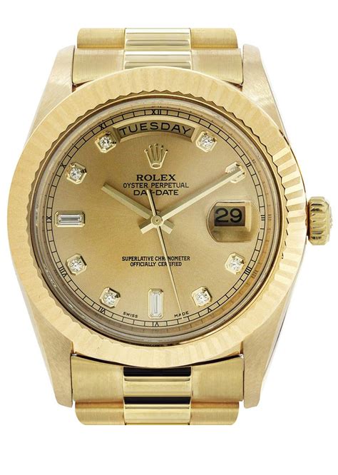 gold day date rolex|Rolex Day-Date 41mm gold.